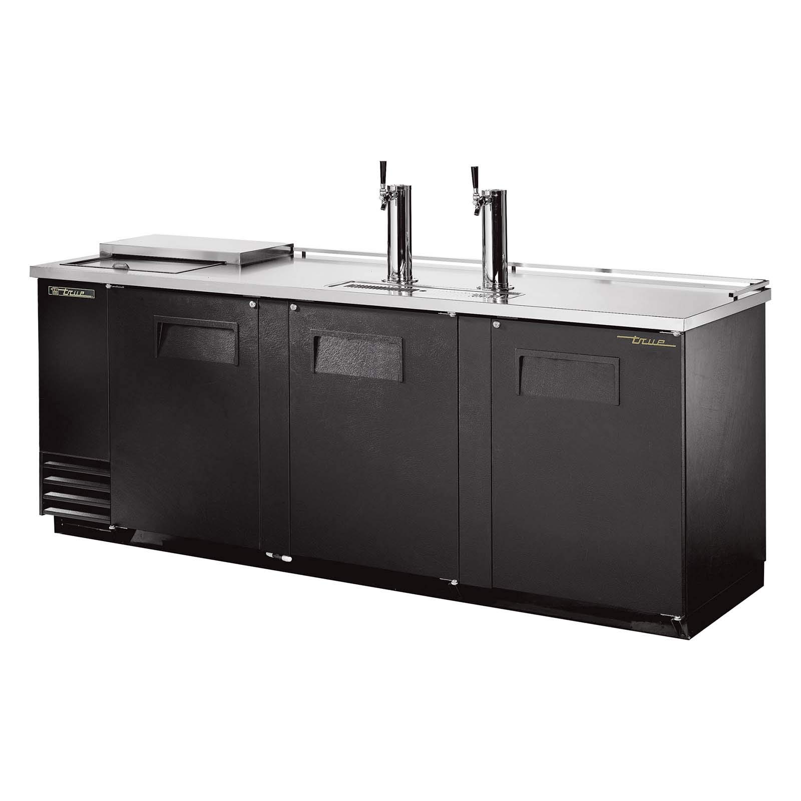 True Black Club Top Direct Draw Beer Dispenser f/ 4 Half Barrels