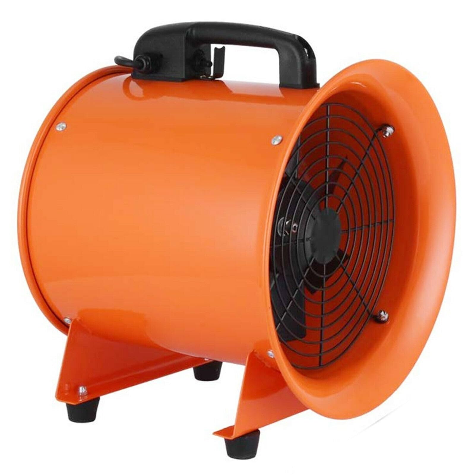 Ventilador de 12 pulgadas, Extractor Industrial, ventilador portátil, 3300 RPM, Metal axial aire, ventilación taller escape comercial
