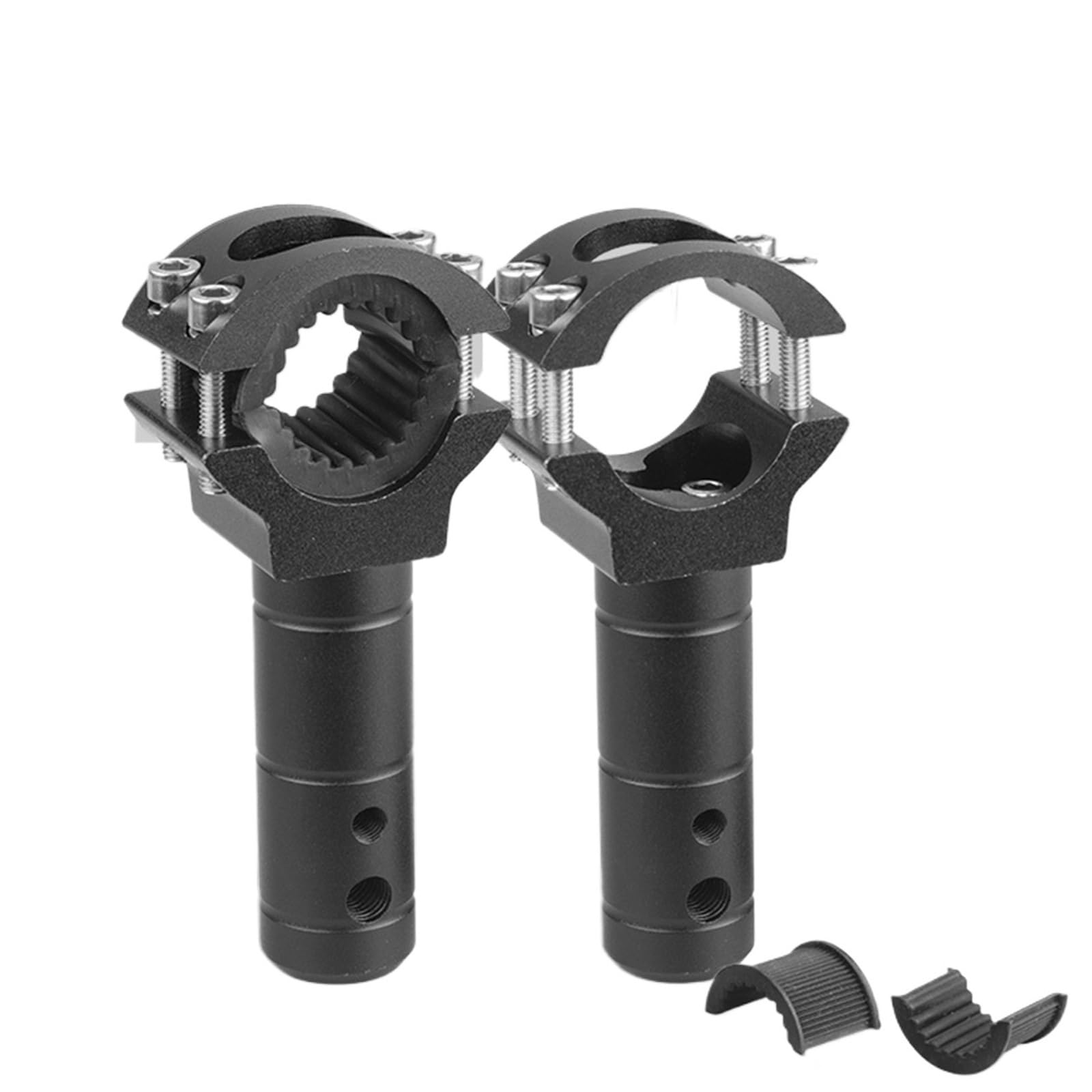 Fit for Dirt Bike Scooter 20mm Motocycle Light Mount Bracket Headlight Spotlight Holder Extension Clamp headlamp Bracket(2pcs)
