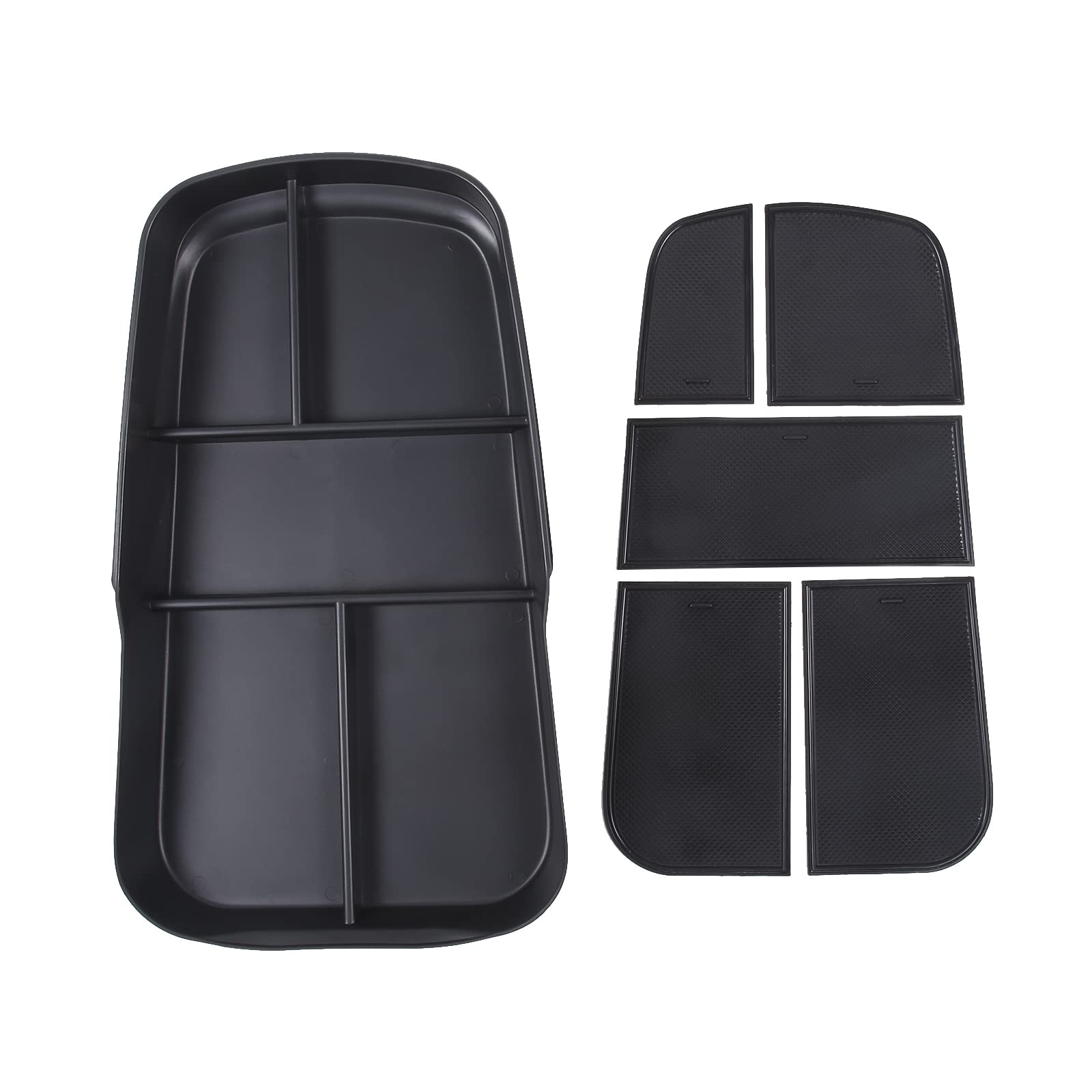 Für Benz EQE EQS ABS schwarze Auto-Mittelkonsole untere Aufbewahrungsbox Handyablage Organizer Aufbewahrungsbox Auto Innenraum Zubehör