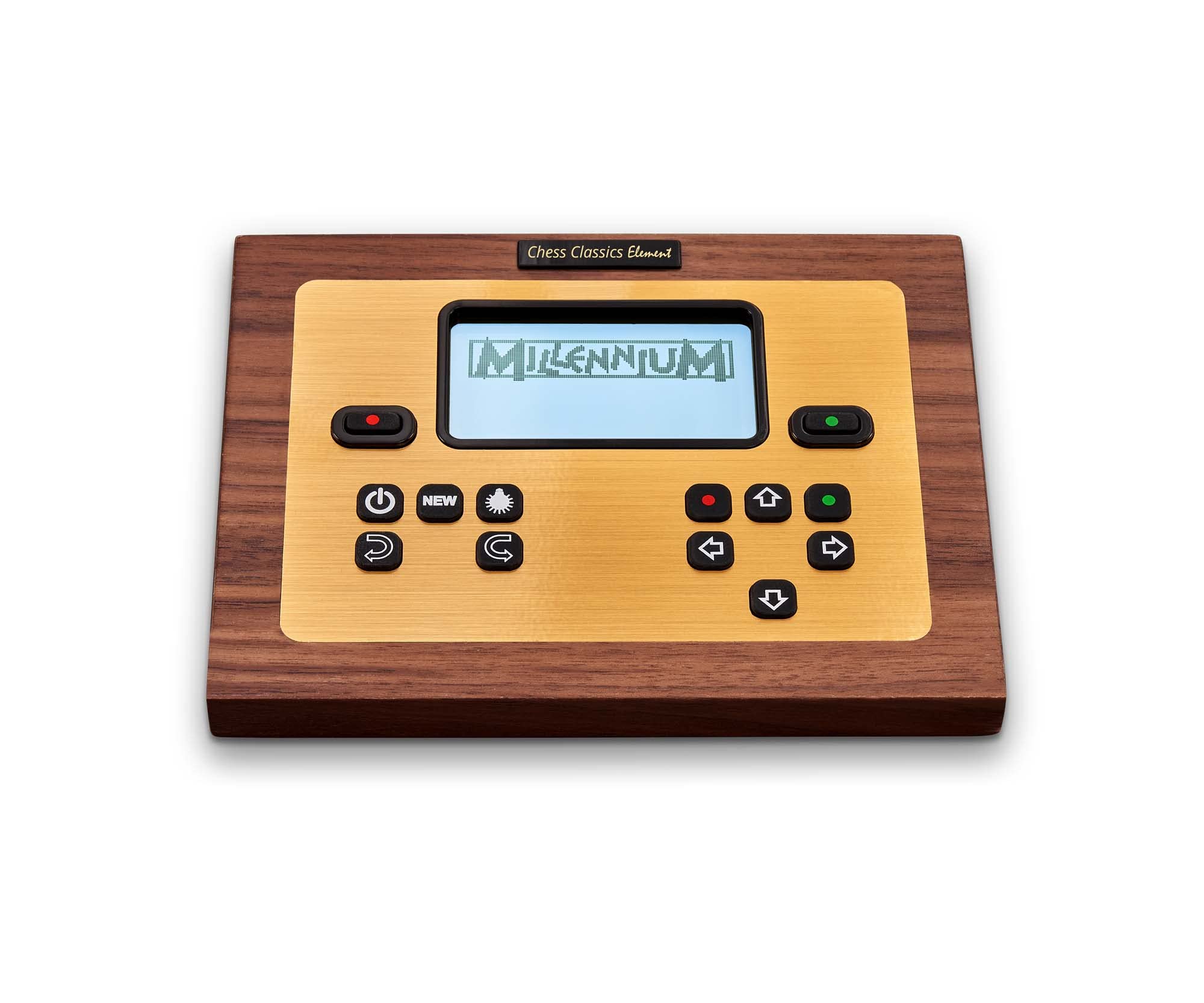 Millennium Chess Classics Exclusive M828 – Holz-Schachcomputer mit Figurenerkennung, 2 Top-Schachprogrammen und vollautomatischen Schwierigkeitsstufen