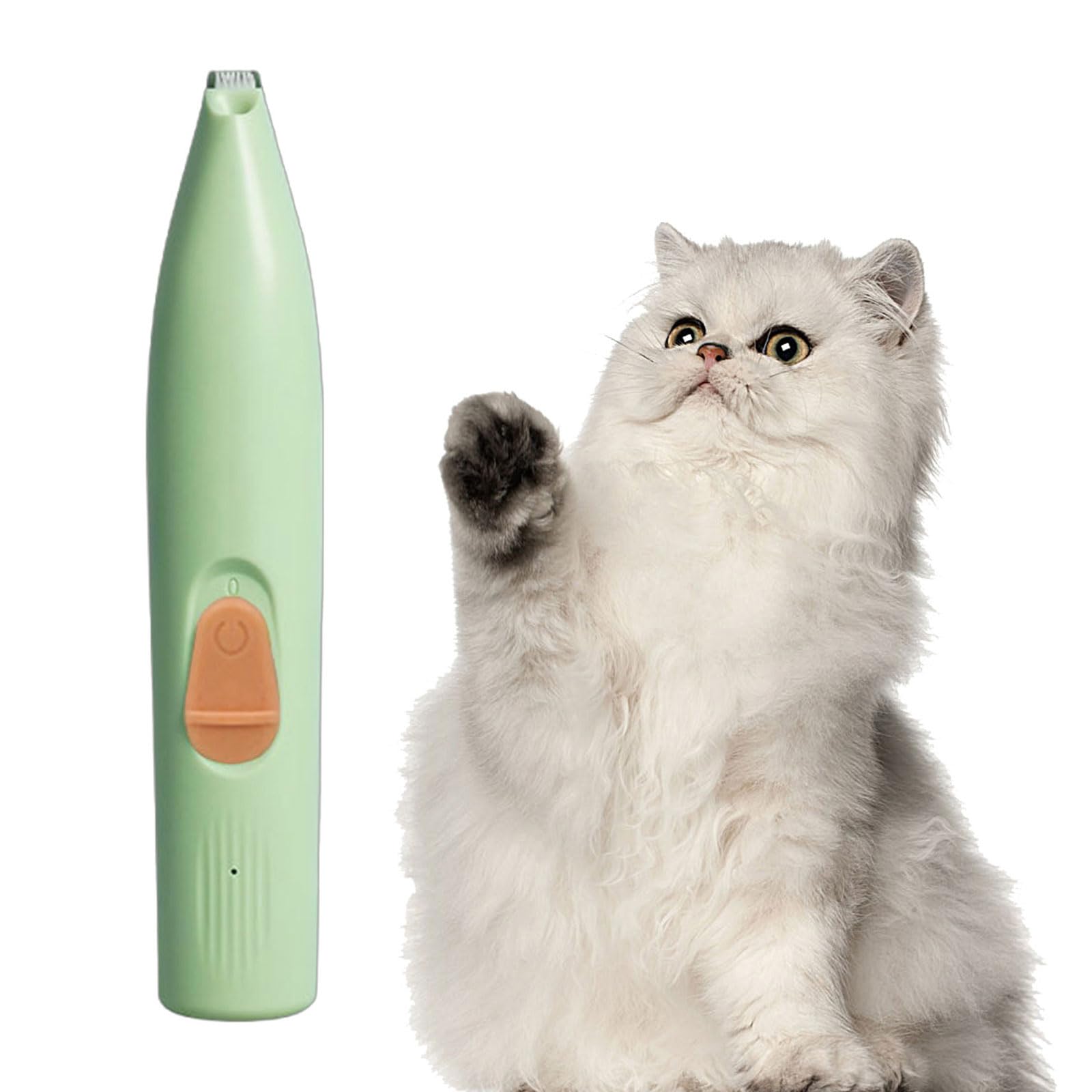 GRABAGECAN Pet Dogs Foot Hair Shavers Electric Dogs Shavers Rechargeable Animal Grooming Haircut Shaver Trimmers Professional