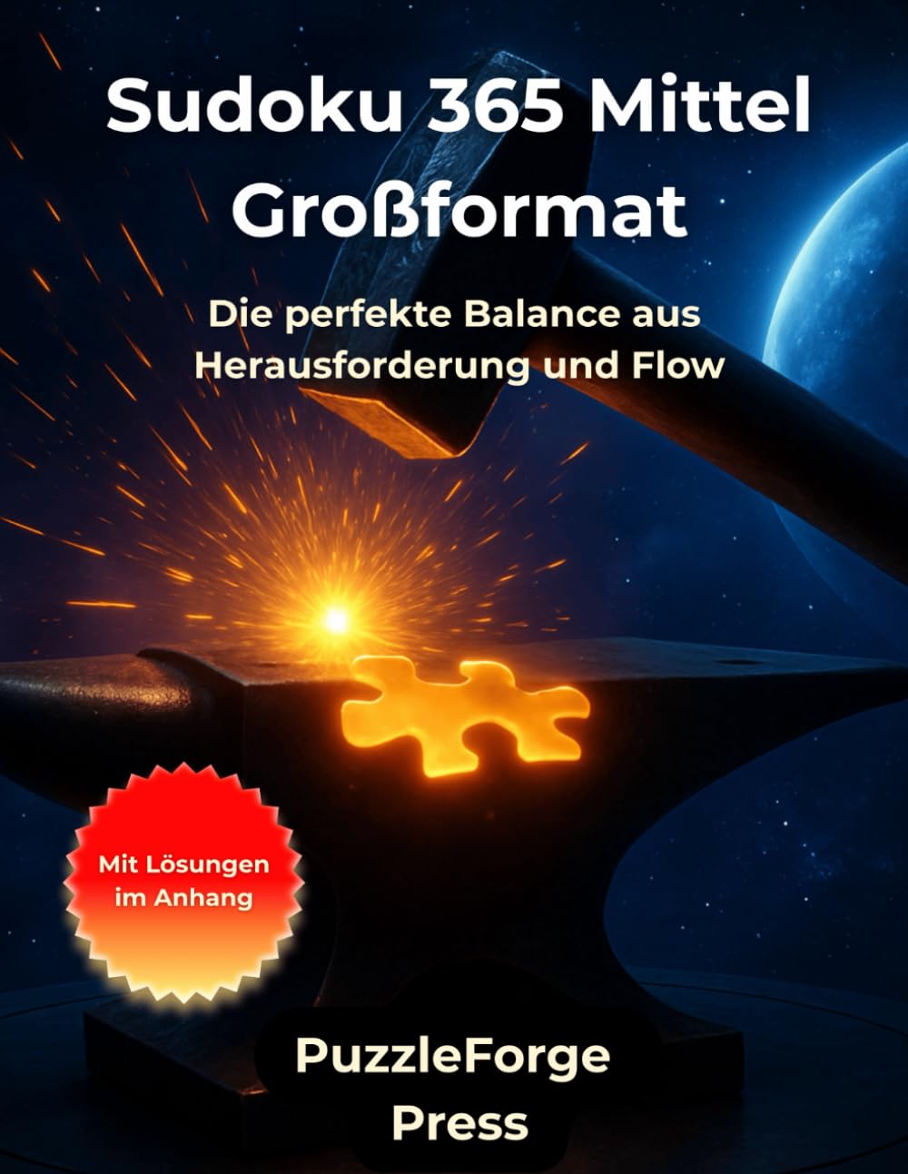 Sudoku 365 Mittel – Großformat: 365 Sudoku mittlerer Schwierigkeit im 8,5x11 Format – Zwei strukturierte Rätsel pro Seite für Senioren, Erwachsene und ... Gehirntraining mit klaren Rätseln)