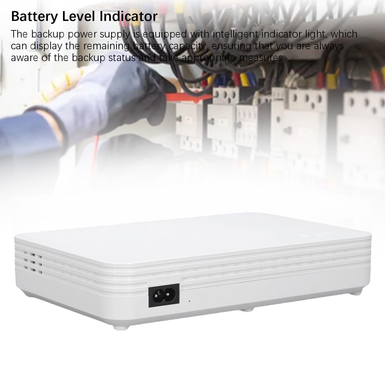 Mini UPS 8000 MAh ROUTER Backup Zasilacz dla PoE 24V 1A, 15V 1,5A, DC Wyjście 12 V 9V 5V 2A, USB 5V 2A Backup Zasilak z światłem Wskaźnikiem (wtyczka UE)