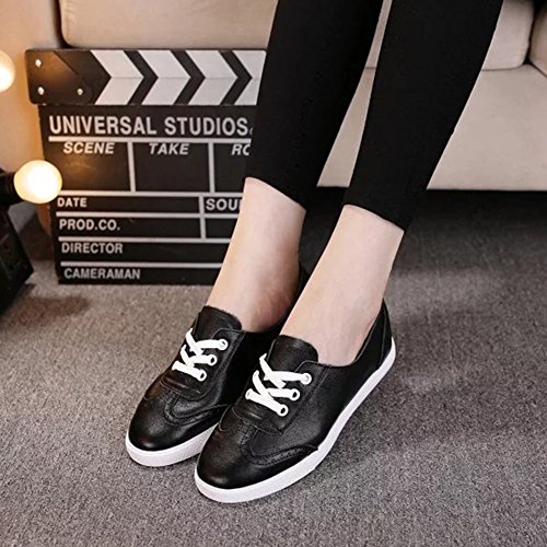 Espadrilles blanches cuir laçage fond plat chaussure de conseil Brock