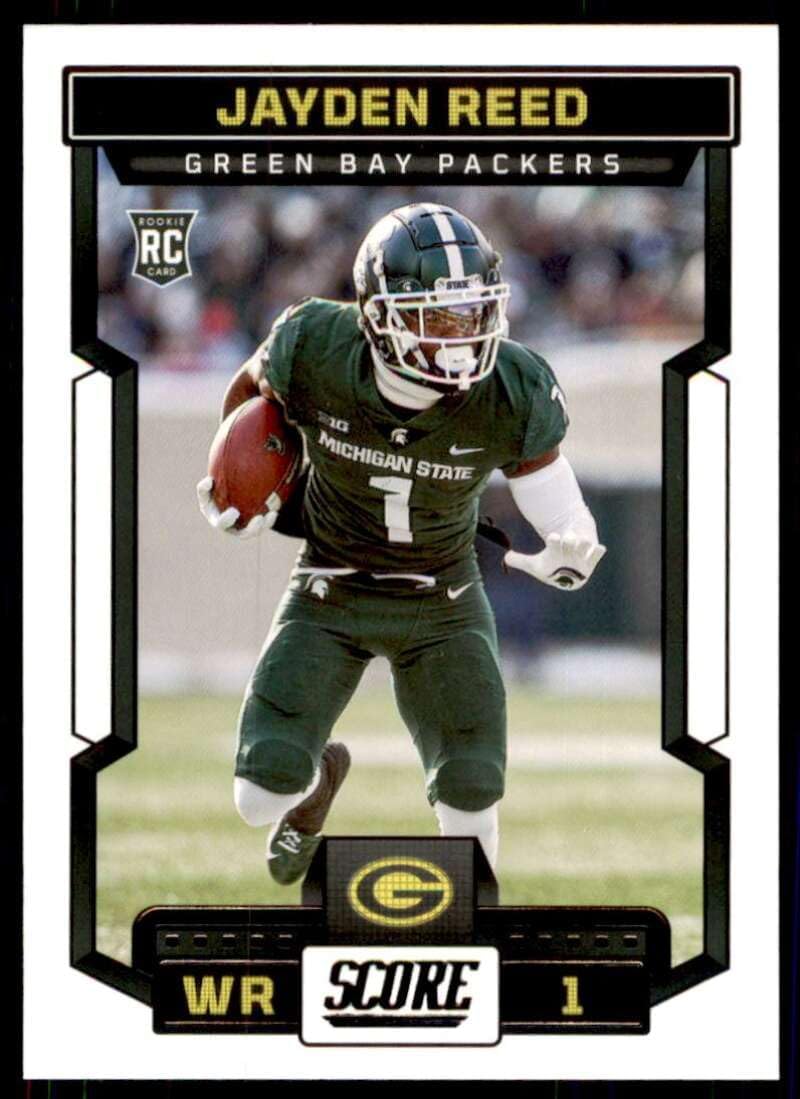 2023 SCORE #363 JAYDEN REED RC ROOKIE GREEN BAY PACKERS FOOTBALL NFL
