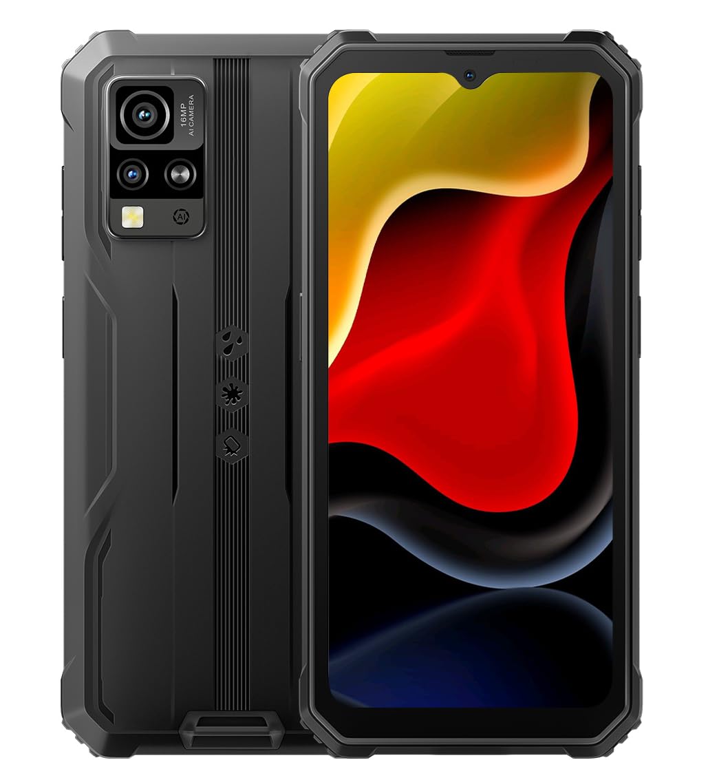 Blackview BV4800 SE Outdoor Smartphone – Android 15, 12GB+64GB, IP68 Wasserdicht, 5100mAh, 6,56 Zoll, Grün