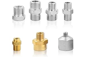OPHIR Airbrush Adapter Kit for 1/4 to 1/8 Inch Hose