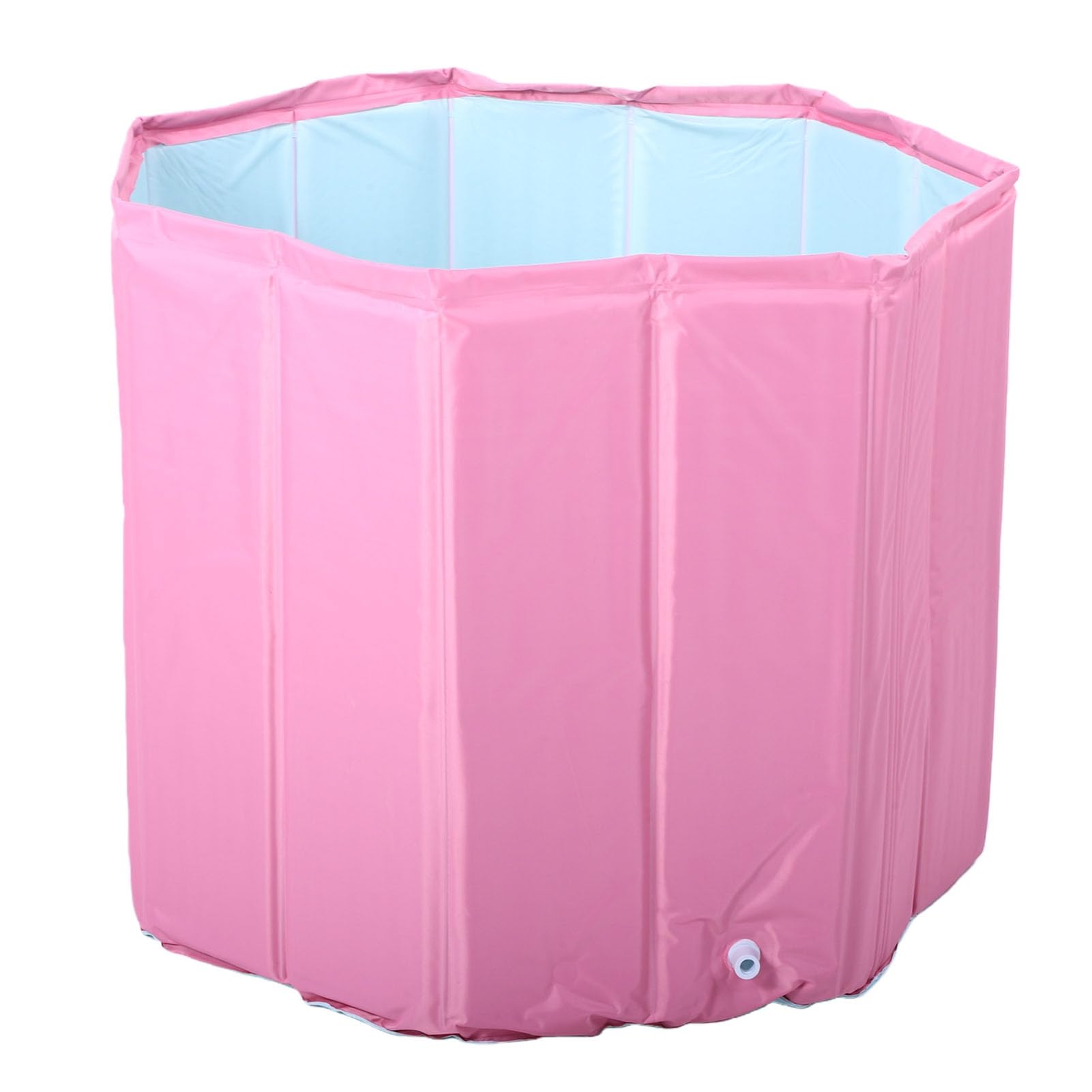 Hyuduo Nadmuchiwana Wanna dla Dorosłych, Składana Przenośna Wanna z PVC, 31,5 X 25,6 Cala do Domu lub Podróży (PINK)