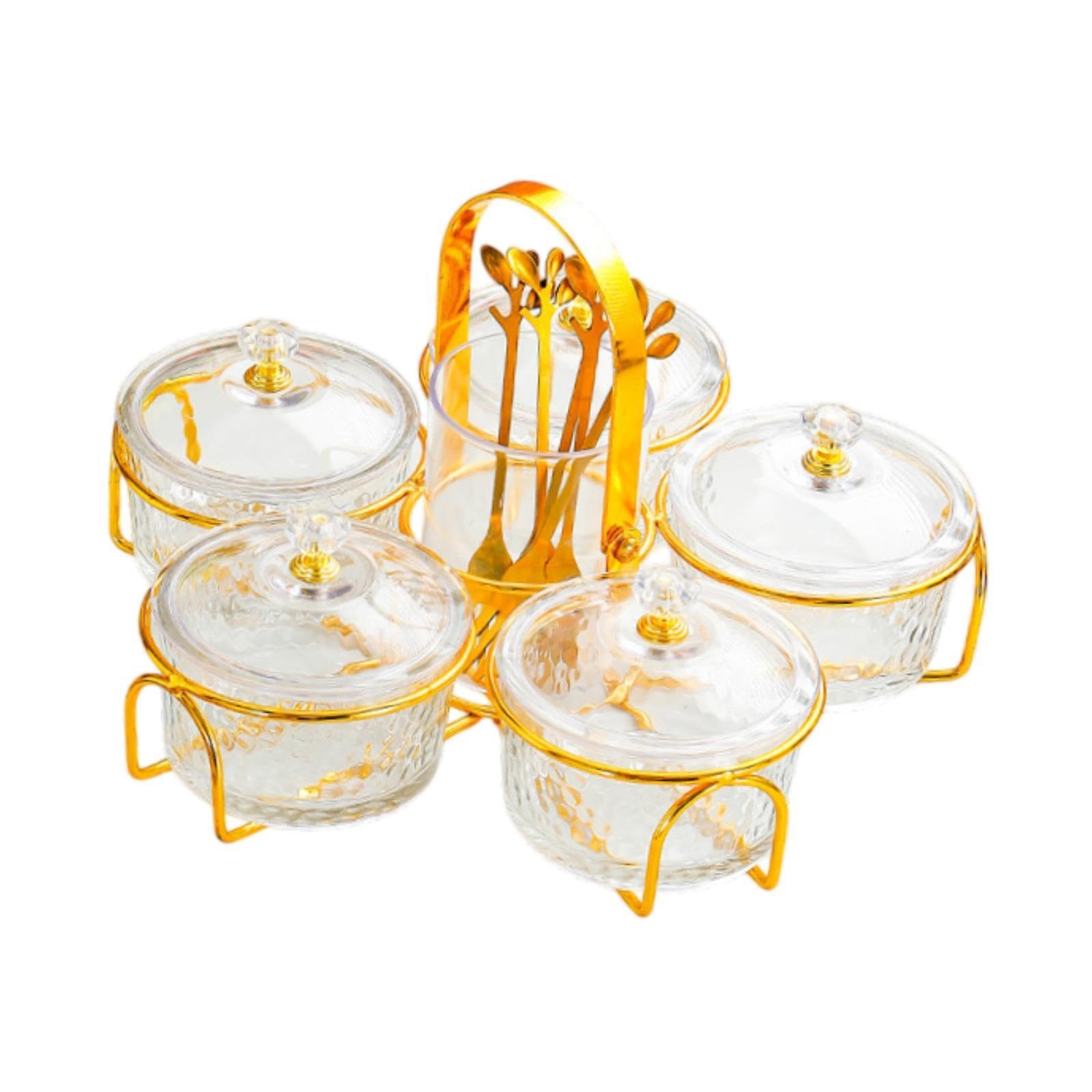 Contenitore per frutta con coperchio, vassoio porta snack, compagno per gustare spuntini durante le riunioni o le serate al cinema, vassoio per snack, chiaro, 16x24 cm