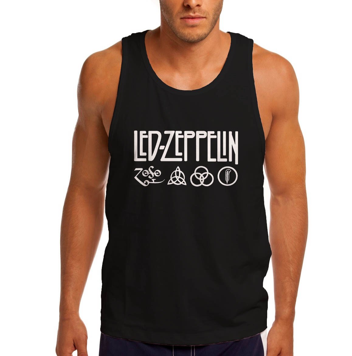 Summakk LED Zeppelin Symbol Tank Top Mens Tank Top IQ