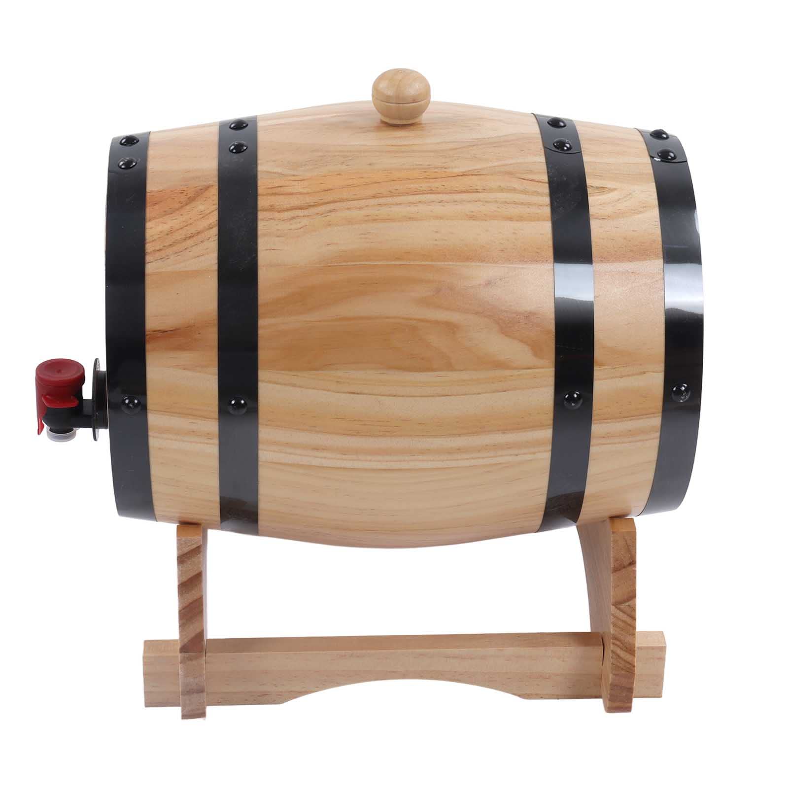 Barricas de Roble para Vino, Barriles de Envejecimiento en Roble para Vino de Elaboración Propia, Barriles de Cerveza de Madera para Bar, Catering, Barbacoa, Tienda, Ingenio,