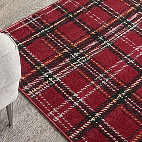 Tapete Decorativo Nourison Home Grafix Rojo 3'x5' miniatura 4