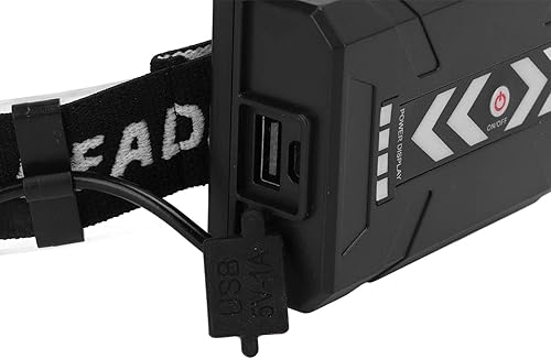 Miniatura 9 de Potente linterna LED recargable, ángulo ajustable de 90 grados, aleación de aluminio - sensor infrarrojo, carga rápida USB, campamento al aire libre