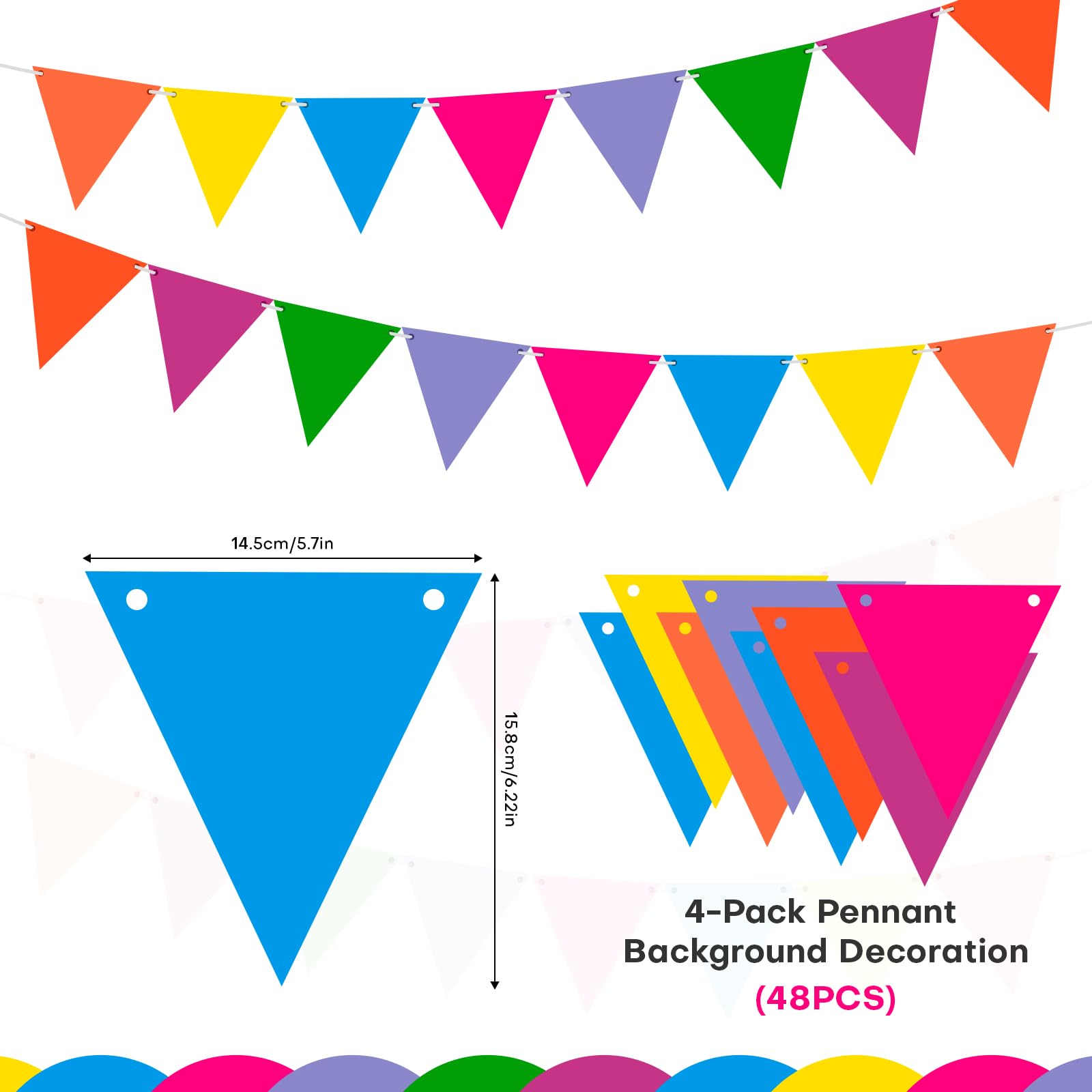 Beistle Camo Wimpelbanner – Tarnmuster-Deko Für Partys, 3,6 M Lang