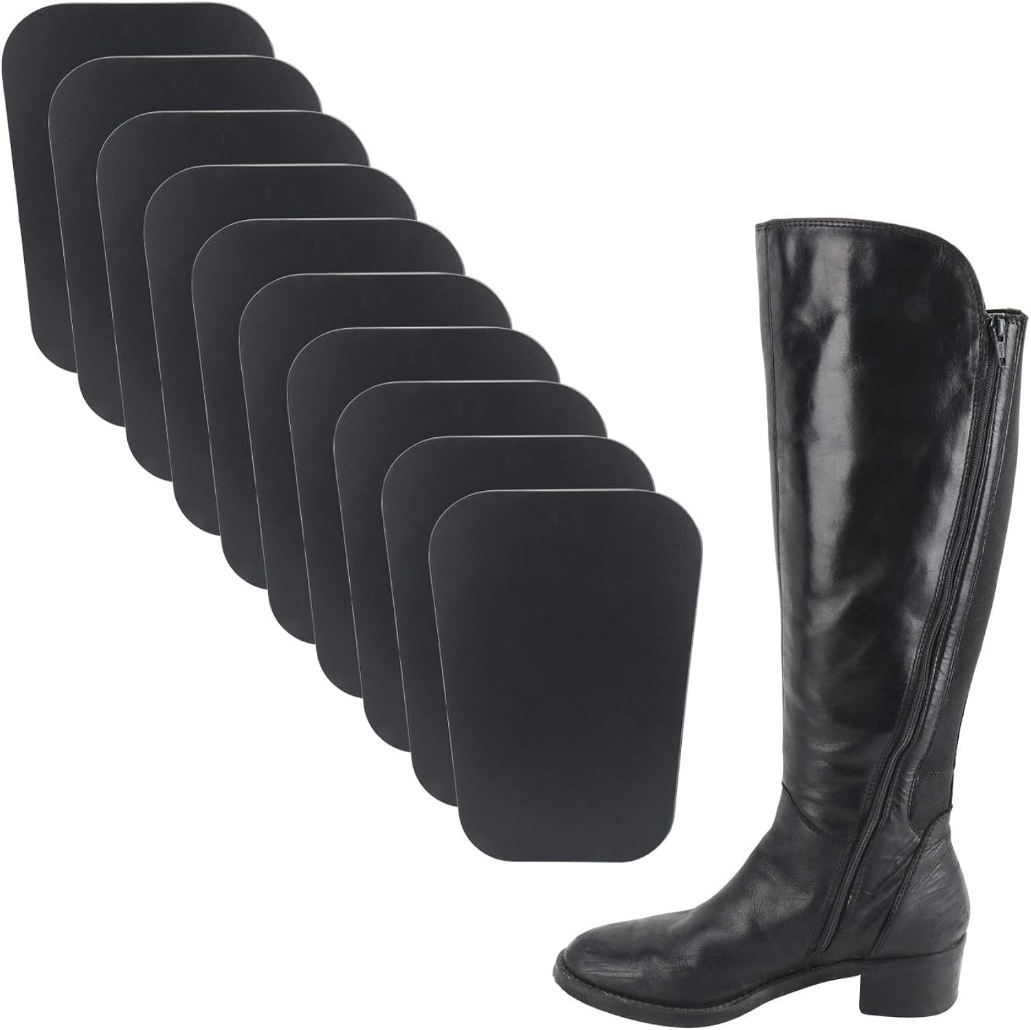 Homend 5 Pairs (10 Sheets) Boot Shaper Form Inserts Boots Tall Support