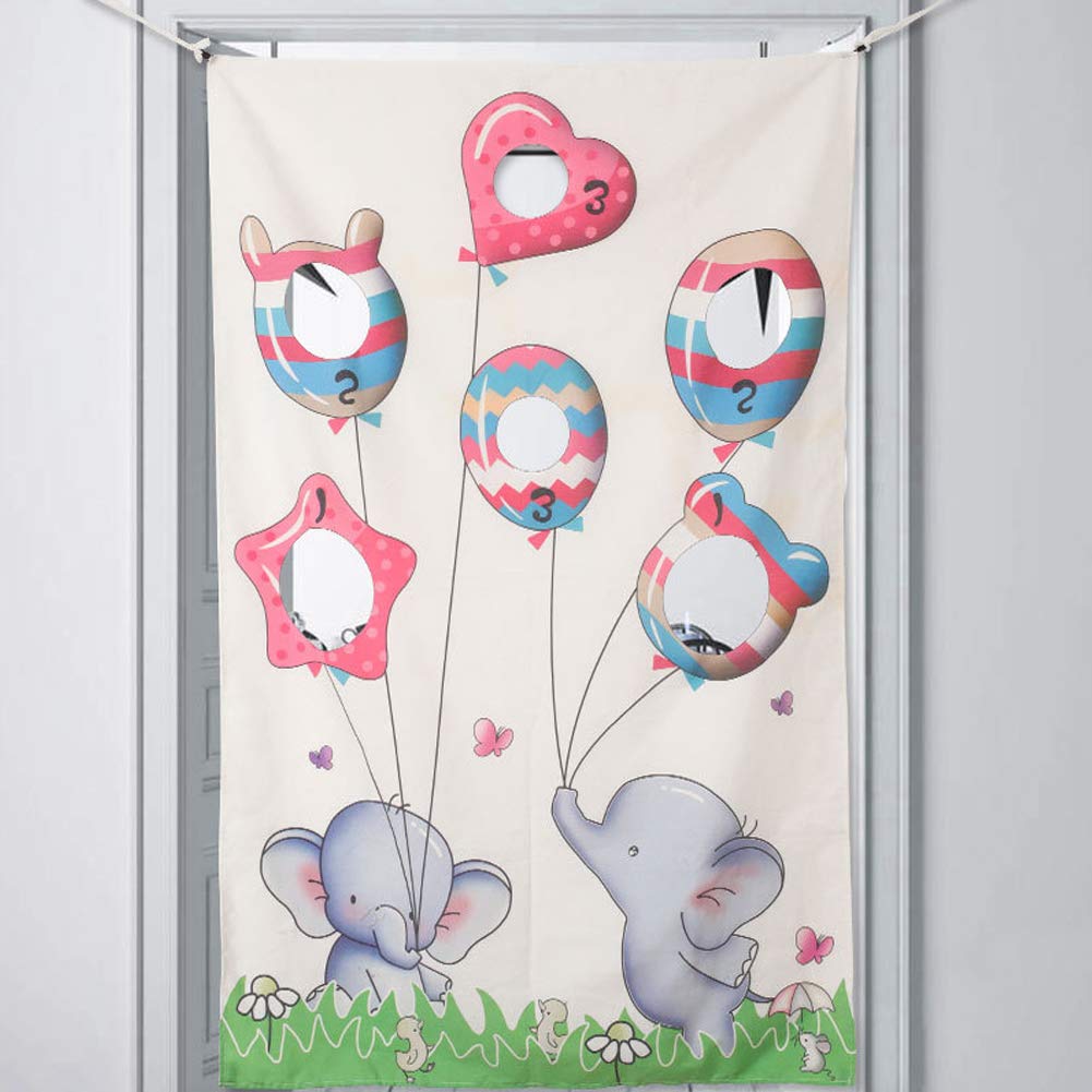 Set di giochi da lancio per interni Tenda per porte con sacchi di sabbia per bambini Gioco per feste per adulti in famiglia
