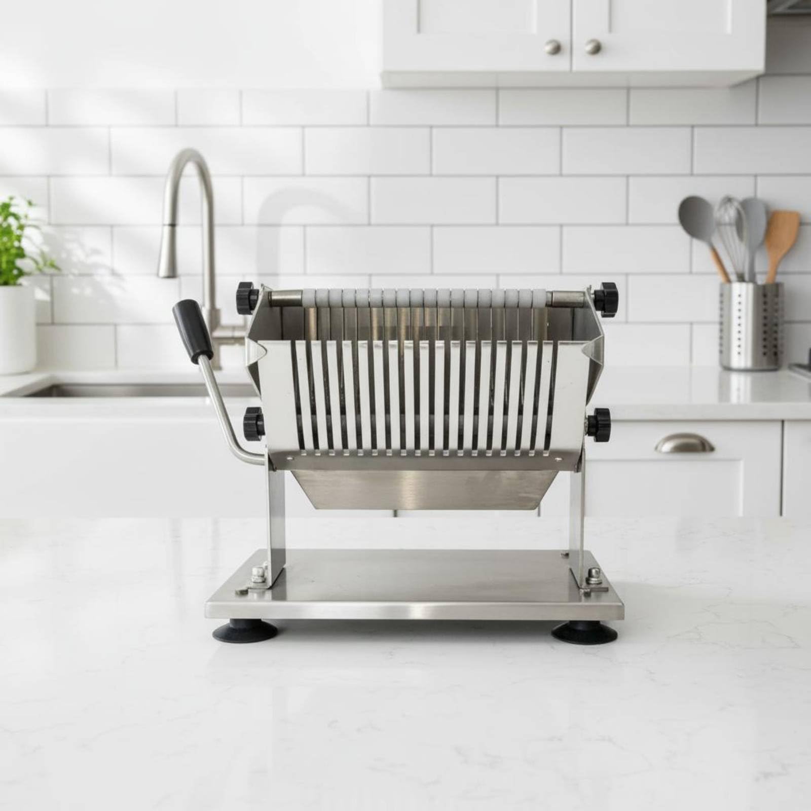 Affettatrice Spessore Regolabile Attrezzatura da Cucina Commerciale Alta Efficienza Macchinario Professionale per Ristoranti, 18mm