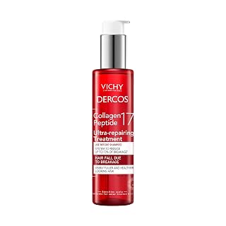 Dercos Collagen Peptide 17 Ultra-Repairing Treatment, 150ml, Anti Hair Fall Pre-Shampoo Bond Repair Hair Treatment, Strengthens, Reduces Breakage, Preps & Protects - Amazon product rated Grade A