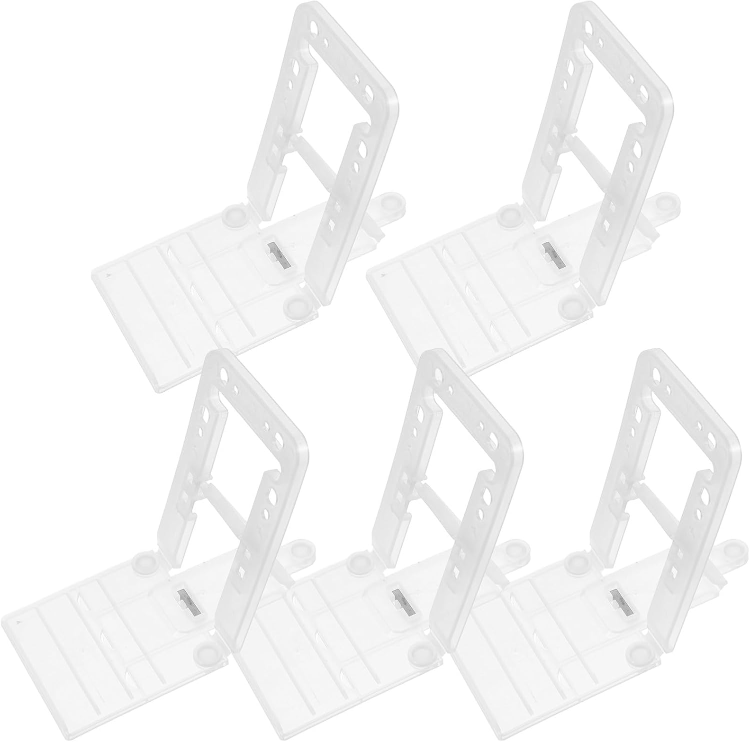 PRETYZOOM 5pcs Shape Display Support Stands for Retail Shelves Easy Installation Brackets for Organized Merchandise Sturdy Build for Long-term Use