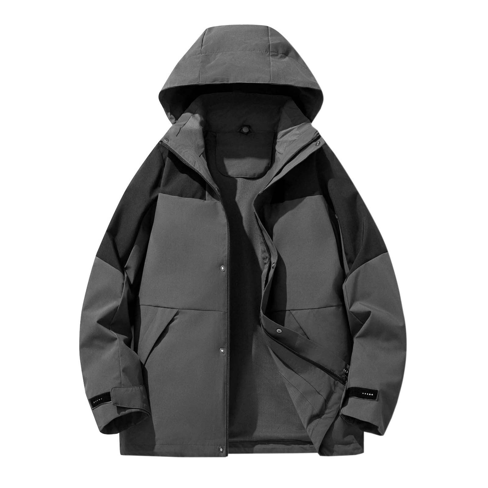 Veste de pluie 2026 - Manteau de pluie pour homme et femme - Coupe-vent pour l'extérieur - Trekking