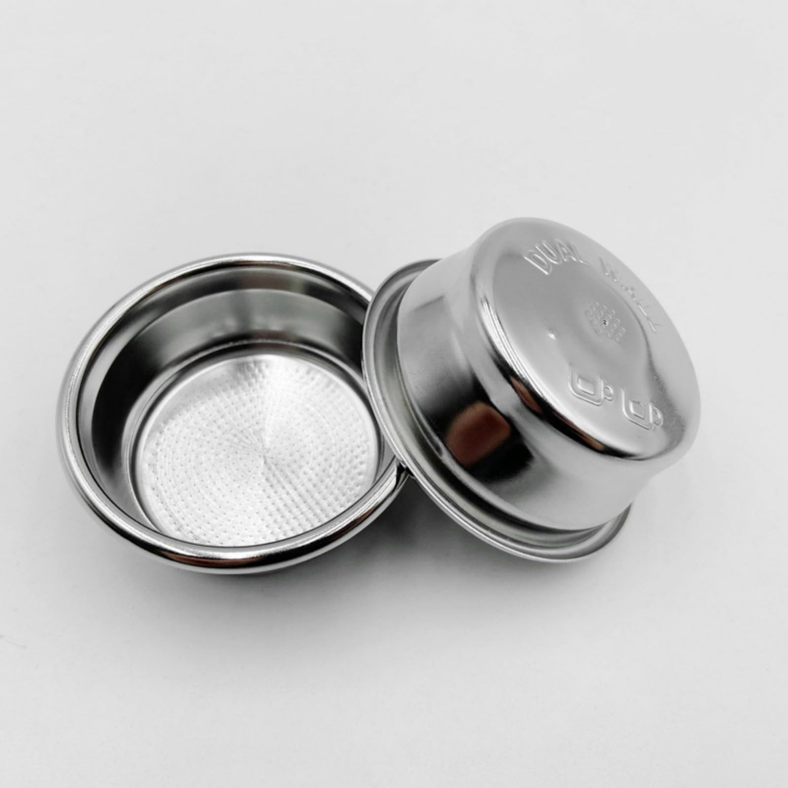 Filtri Espresso 54 Mm In Acciaio Inox 304 – Set Da 2, Spessore 1,2 Mm, Doppio Strato Per Distribuzione Uniforme - 3