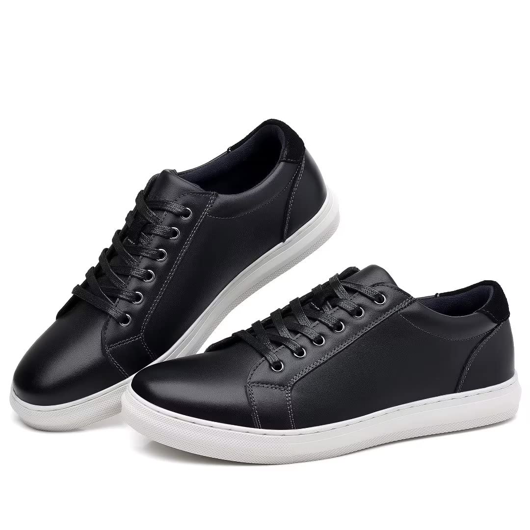 Arkbird Casual Sneakers Breathable Lace-Up Leather Walking Shoes Comfortable Fashion Sneakers for Men Daily Work product thumbnail 5