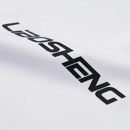 Miniatura 8 de LIBOSHENG Holster Camisa Hombres Oculto Llevar Compresión CCW Cuello Redondo Apretado Transpirable, Blanco