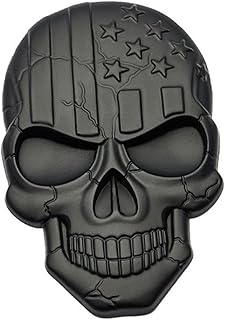 PRETYZOOM 1 Peça Adesivo De Caveira Para Carro Decalques De Caveira Decalque De Cabeça De Caveira Emblemas De Carro Personalizados Adesivos Acessórios Para Automóveis Adesivo De Bandeira