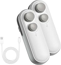 Mini Bag Sealer, 2026 Upgraded 2 in 1 Mini Bag Sealer with Cutter and Magnet, Rechargeable Mini Bags Sealer Portable Resealer Machine for Snack Plastic Bags Food Storage Travel (2, White)