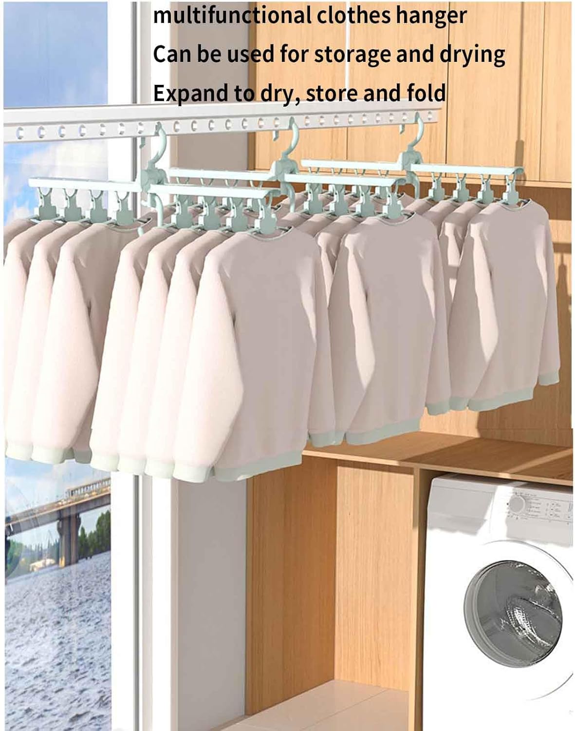 Plastic Coat Hangers Adult 1pack Coathangers Hangers for Clothes Space Saving Non Slip Clothes Support for Clothes Drying Strong Load-Bearing (50x40.5cm,White)