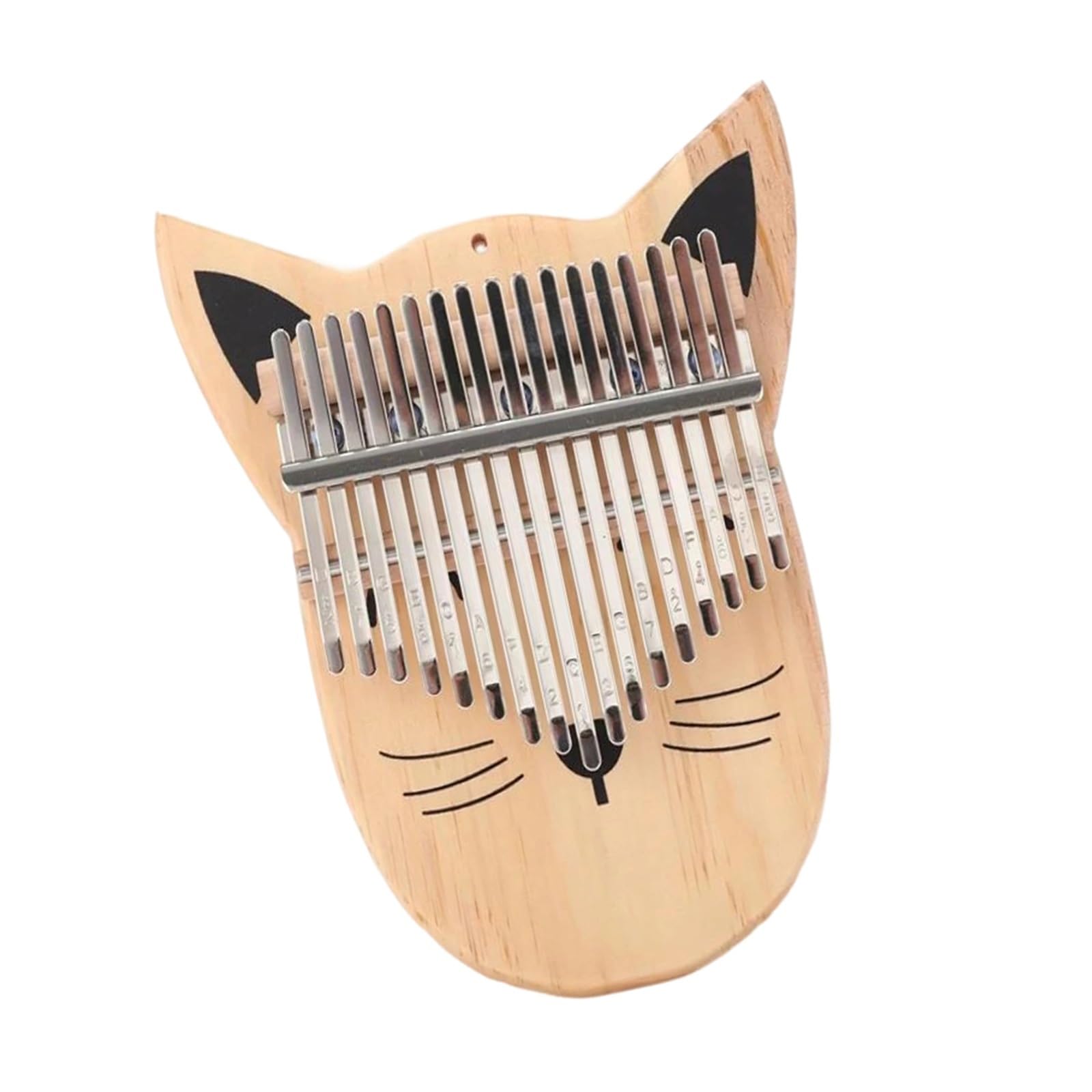 Instrumento Kalimba Fingerstyle De 17 Teclas Para Principiantes Y Adultos Teclado De Madera(3)