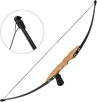 REAWOW 30 lbs Reflex Íj Szett Kezdőknek - Fekete Sportíj Jobbkezeseknek Üvegszálas Karbon Nyilakkal, Védőfelszereléssel és Céltáblával 5