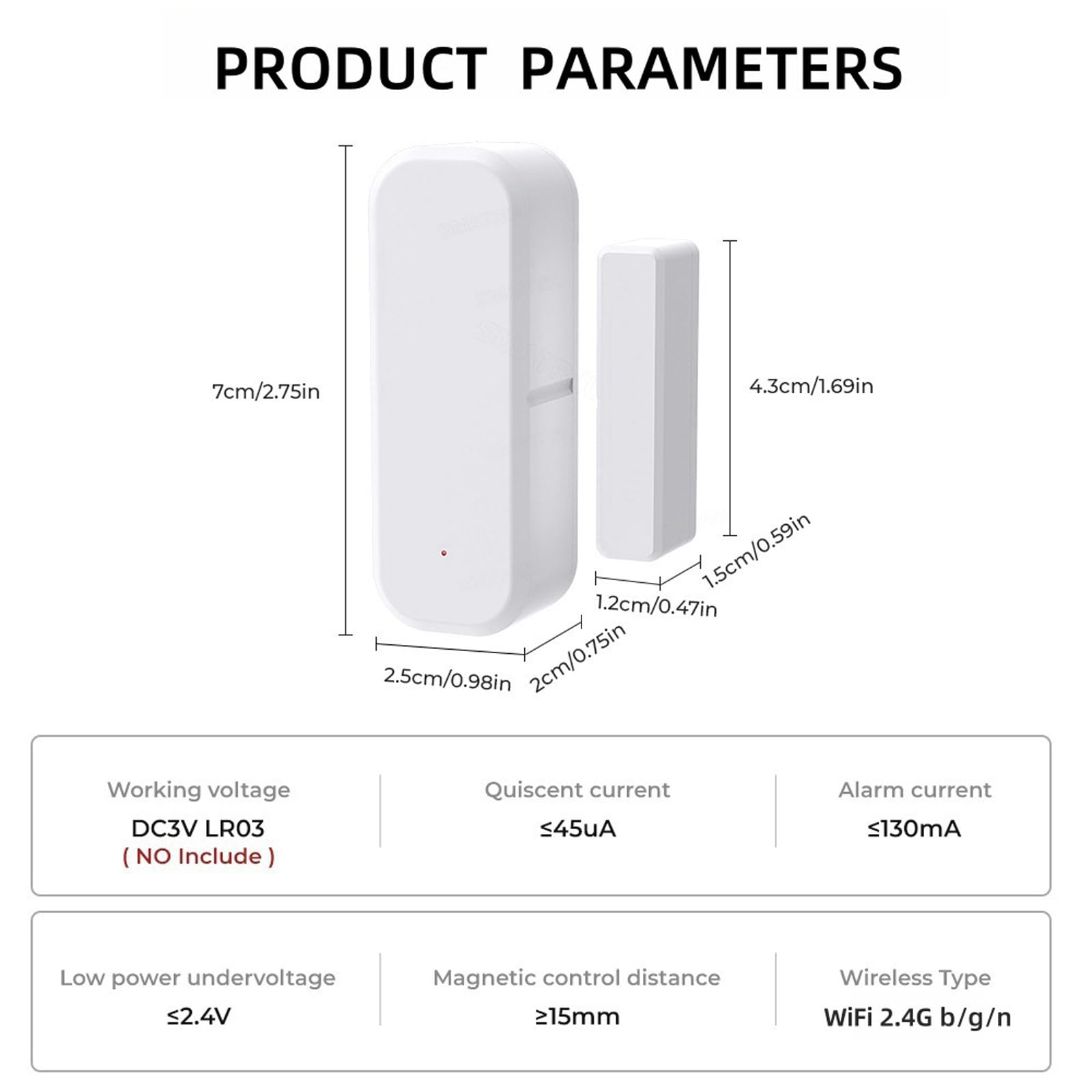 Sensore Porta WiFi Intelligente - Allarme Per Finestre E Porte | Compatibile Con Alexa E Google Assistant - Foto 11