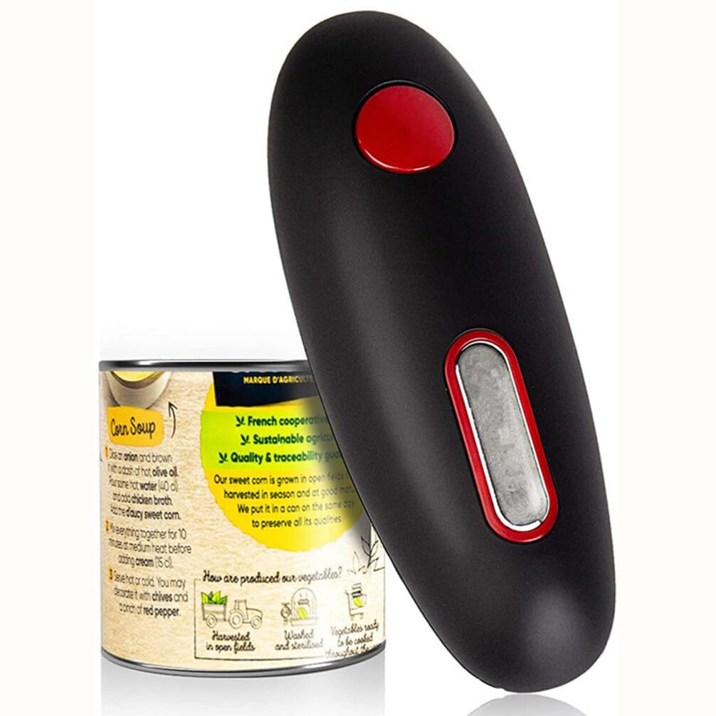 Apriscatole Elettrico Automatico da Cucina in Acciaio Inox