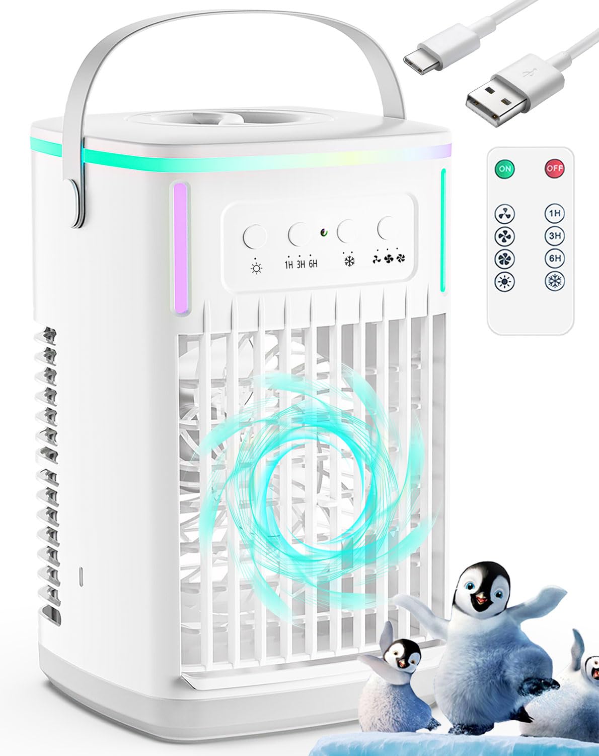 Ventilateur de climatisation portable pour pallier la chaleur estivale