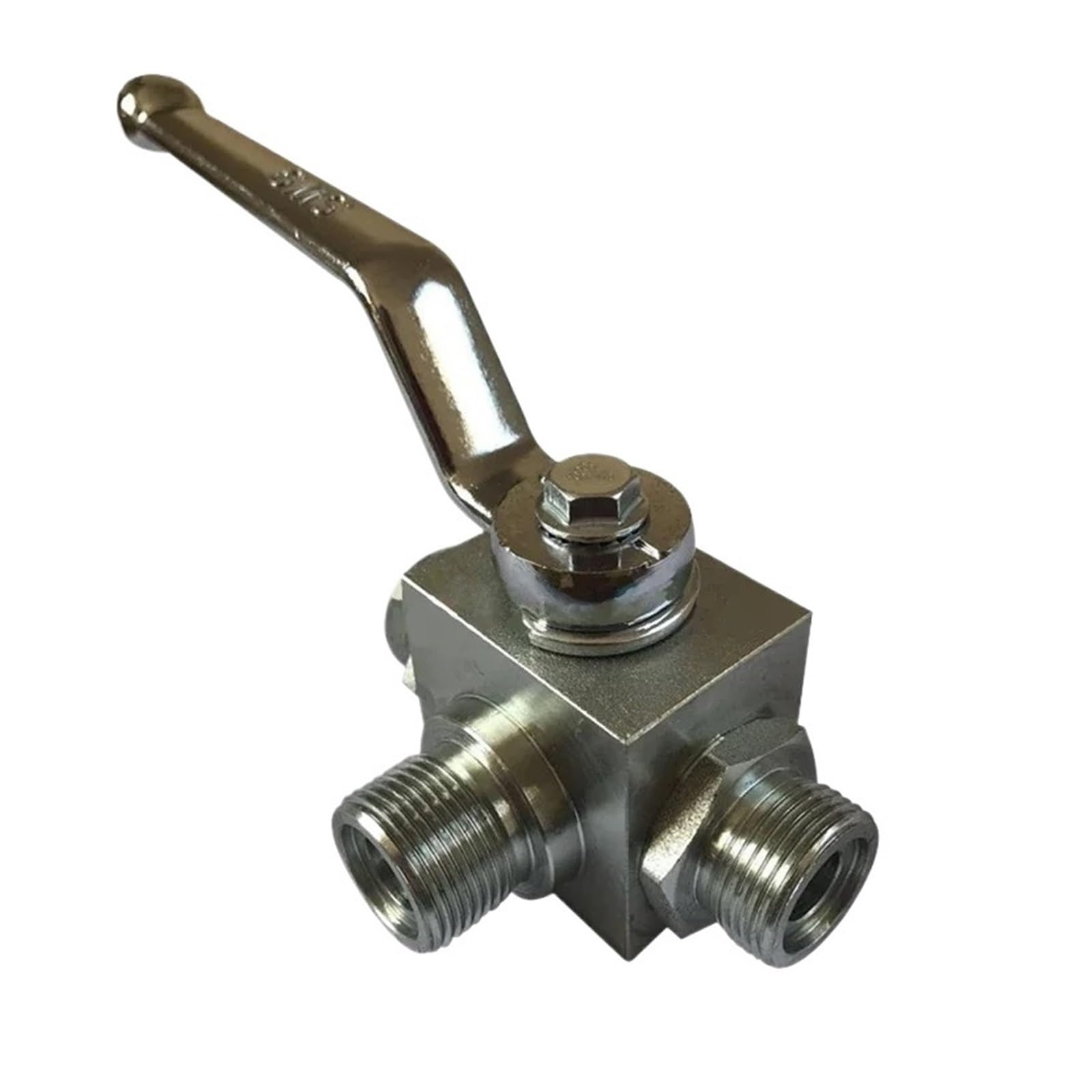 Vanne hydraulique anti-fuite KHB3K-M36*2 à trois voies et levier manuel