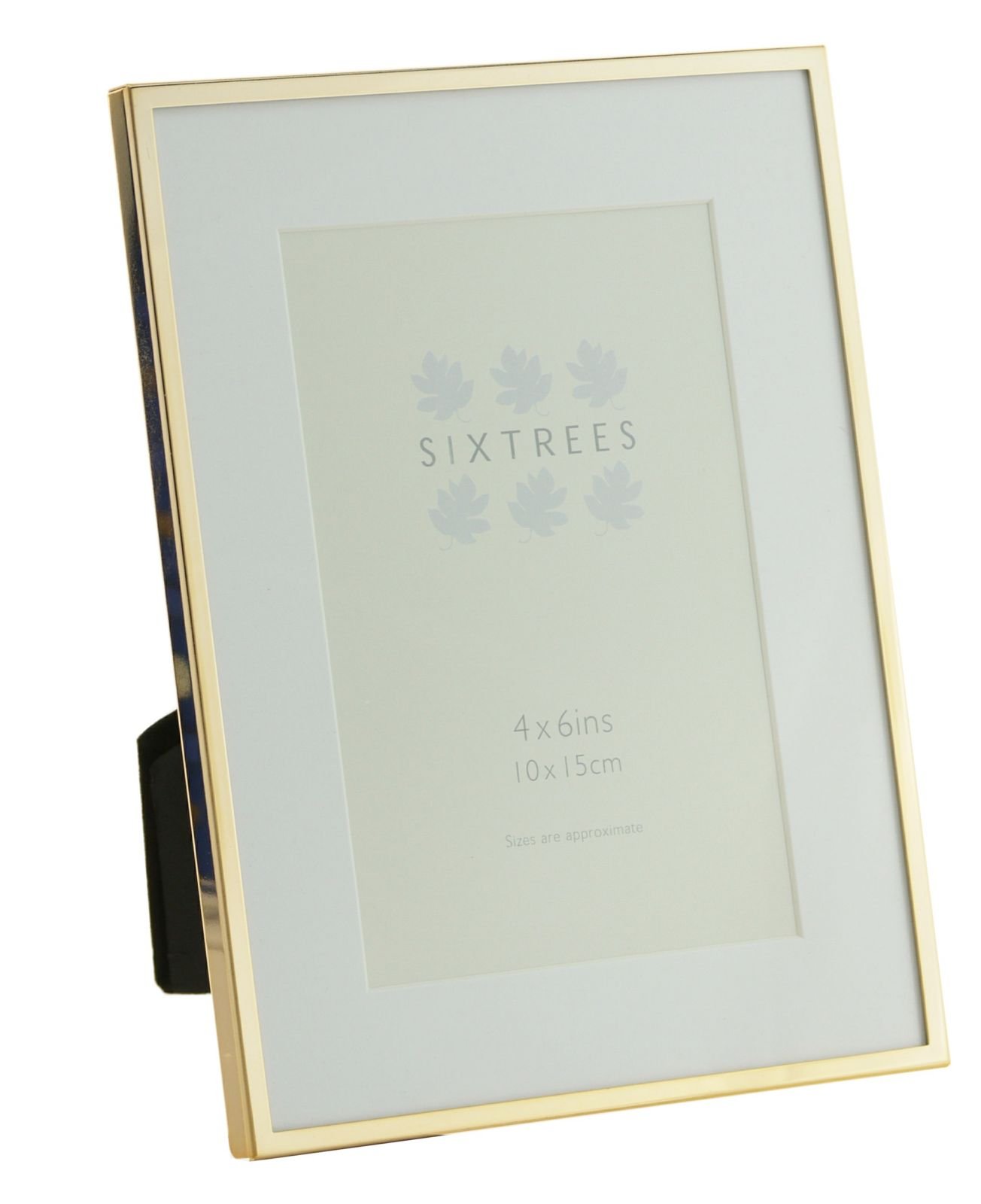 Sixtrees Rose Gold narrow profile photoframe with a mount for a 6"x4" Picture - Park Lane