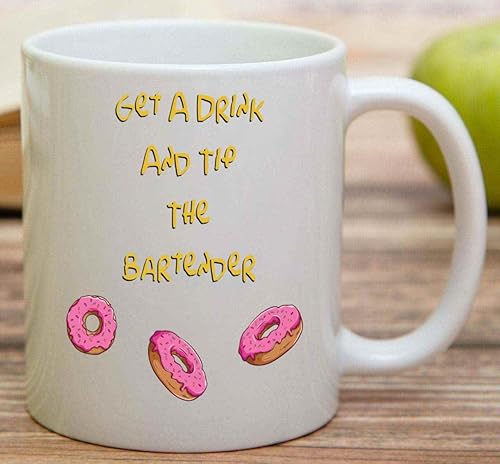 Miniatura 5 de Drinking-themed Gift for Party Lovers, Ideal for Fathers on Their Retirement Party  Quality Alcohol, Beer & Drunk Tips Quote on 11 Oz White Ceramic