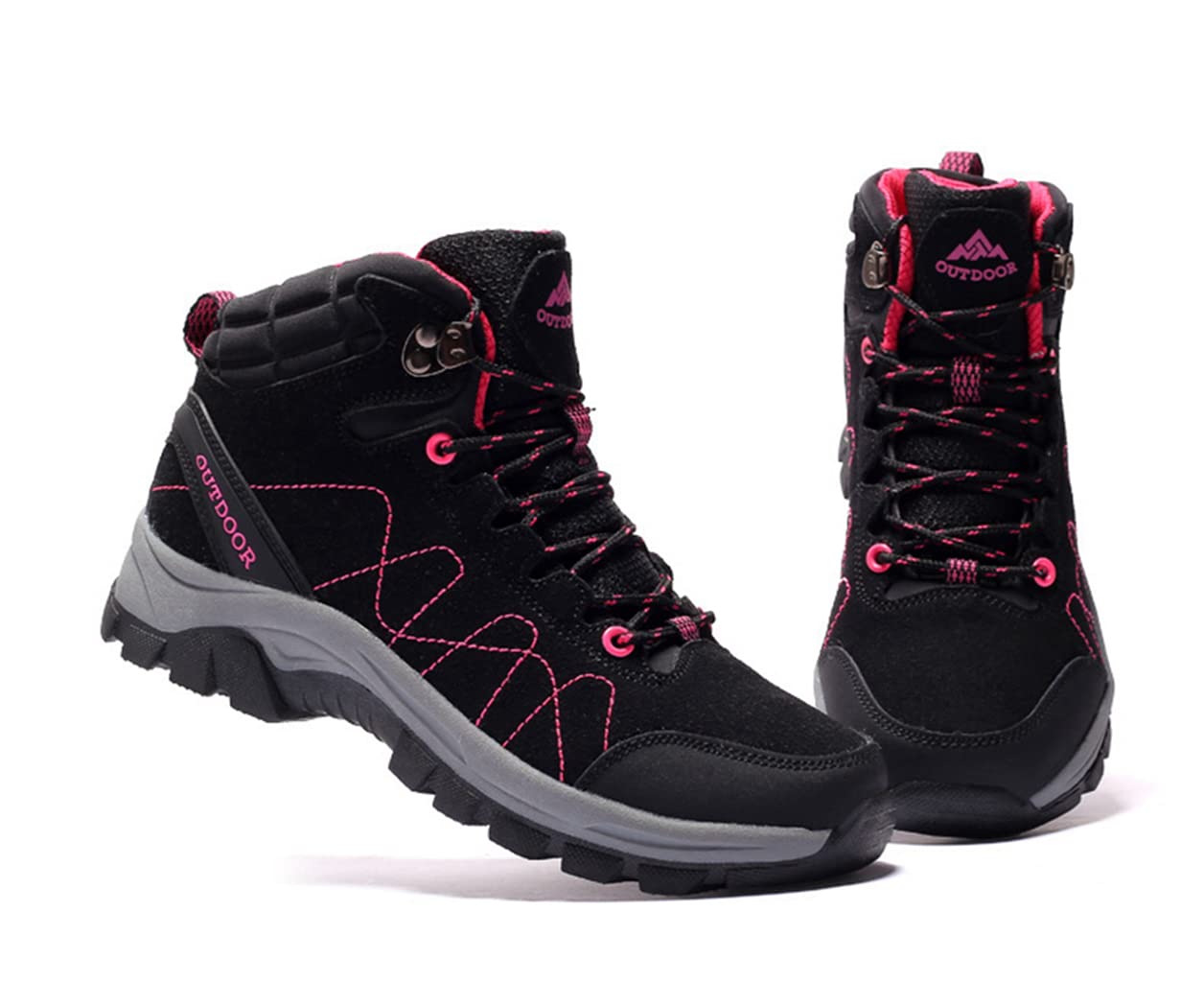 Scarpe da Trekking da Donna Stivaletti Antiscivolo Impermeabili Sneakers da Trekking Leggere da Esterno