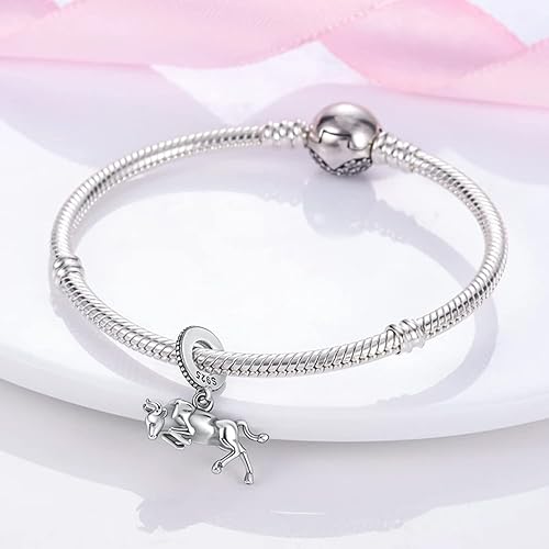 Miniatura 3 de Abalorio para pulsera, plata de ley 925, regalo del día de la madre, Plata esterlina, No es una piedra preciosa