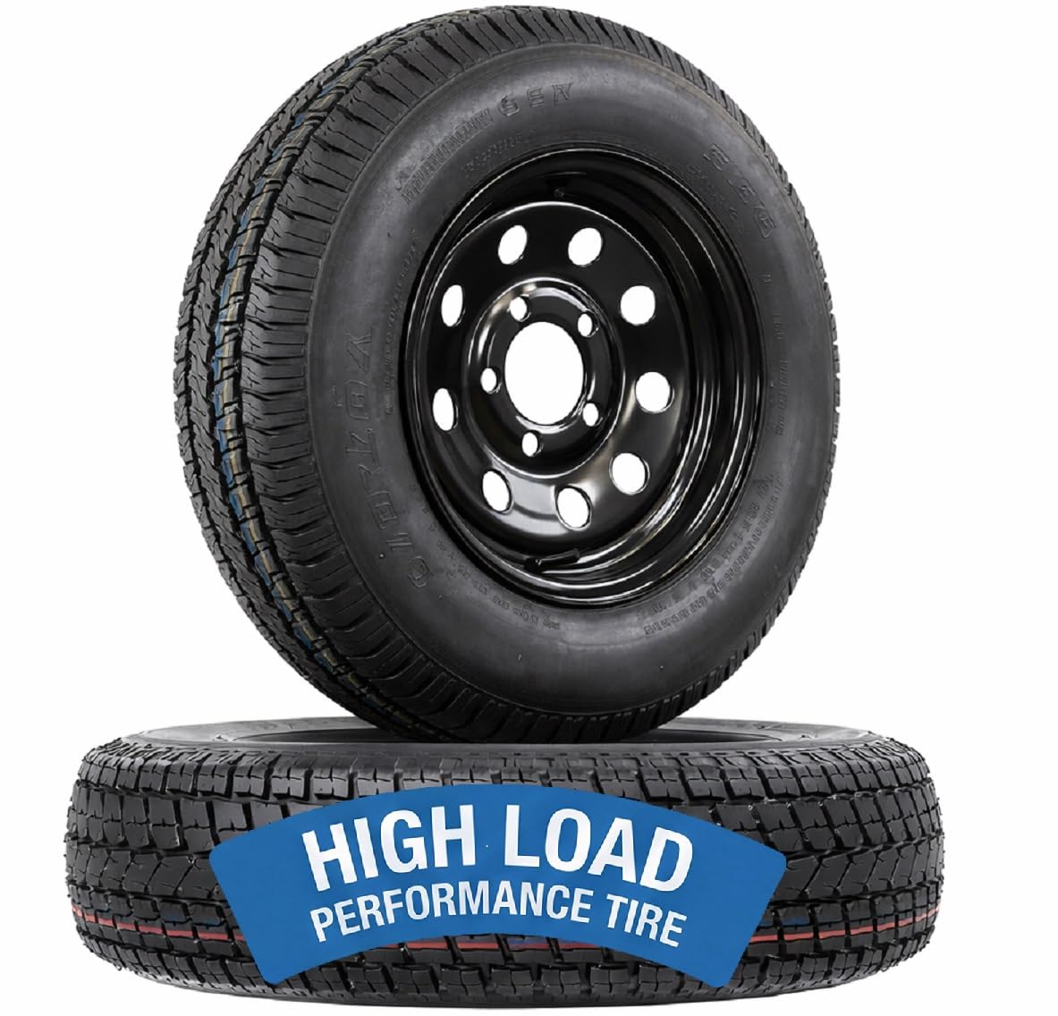 eCustomrim ST175/80D13 trailer tire rim assembly