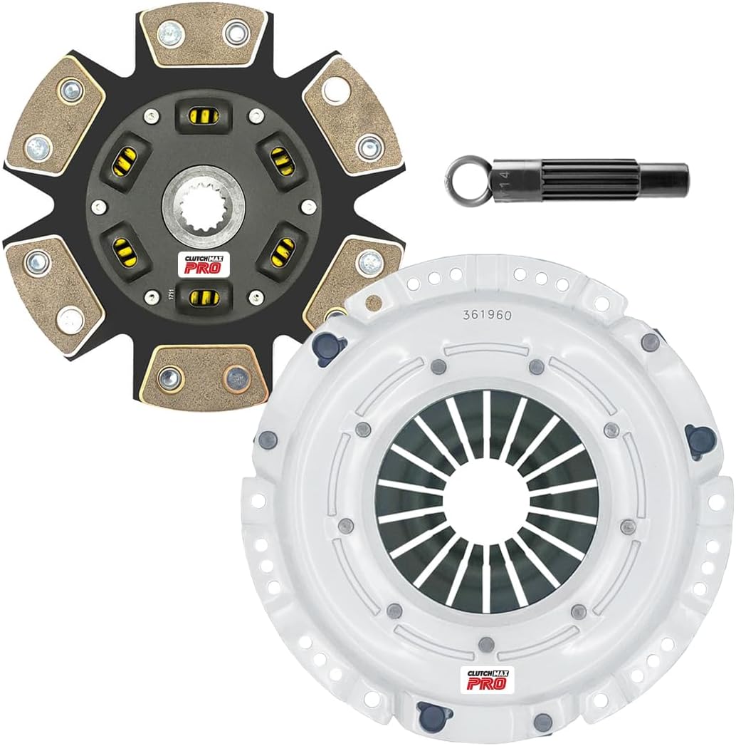 ClutchMaxPRO Performance Stage 3 Clutch Kit Compatible with 2002-2005 Chevy Cavalier Pontiac Grand Am Sunfire 2002 2003 2004 Oldsemobile Alero 2.2L (CP04162HDC-ST3)