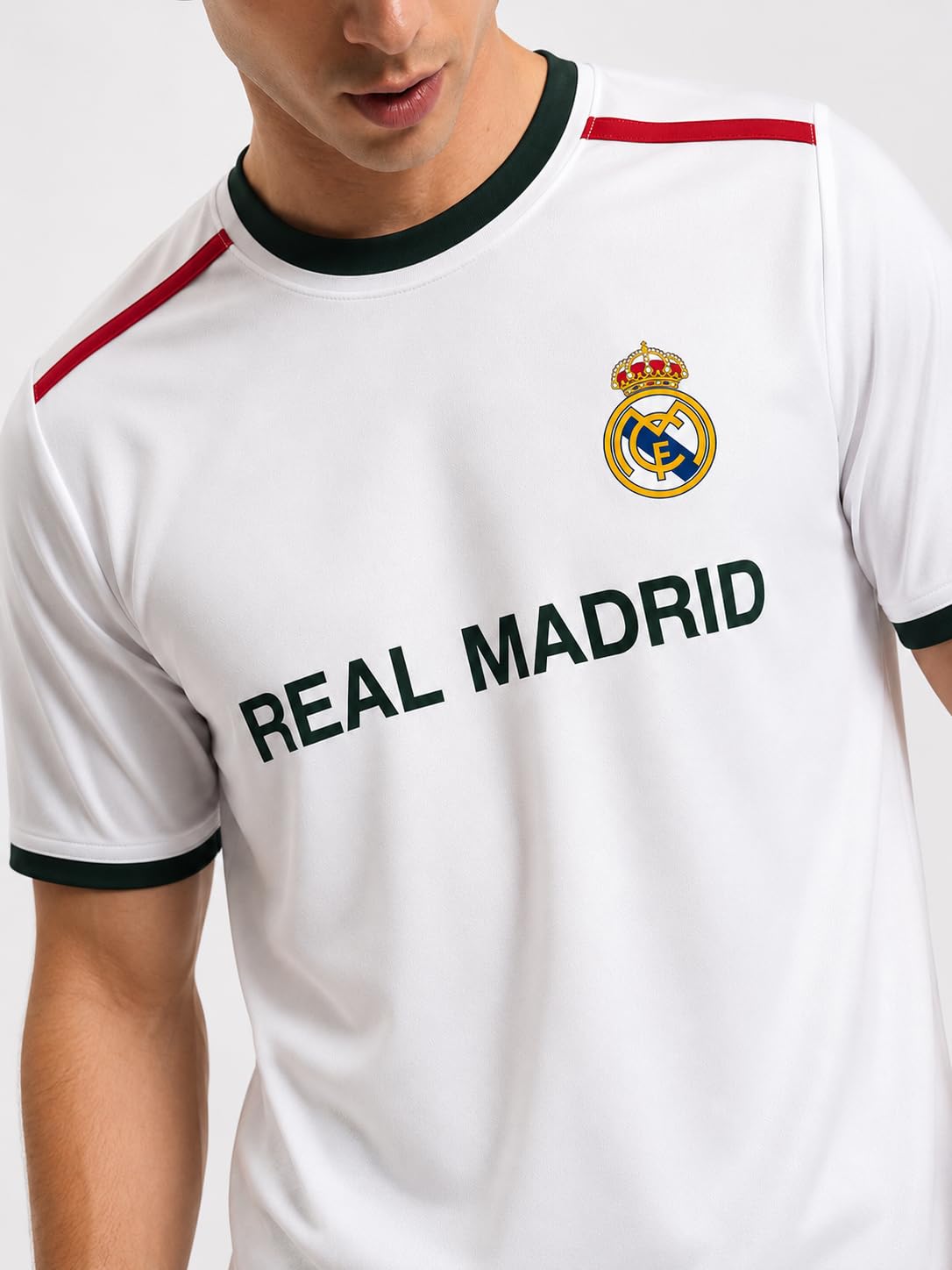 Real Madrid Camiseta de fútbol para hombre, temporada 26/27, réplica del estadio oficial