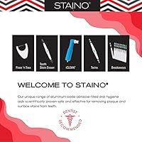 Vista 3 de Staino Twins - Cepillo interdental de viaje de doble extremo, cepillo cilíndrico mediano, 36 unidades de 2 cepillos - total de 72 cepillos