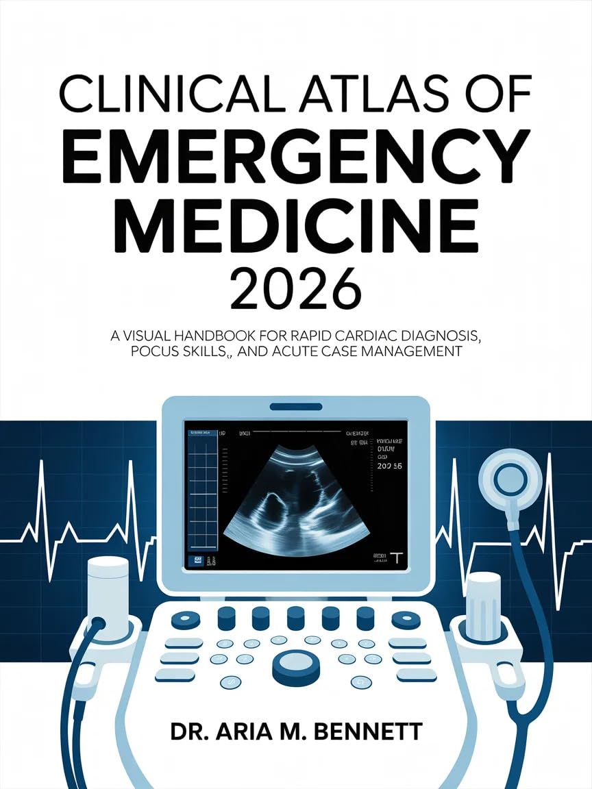 CLINICAL ATLAS OF EMERGENCY MEDICINE 2026: A Visual Handbook for Rapid Cardiac Diagnosis, POCUS Skills, and Acute Case Management (English Edition)