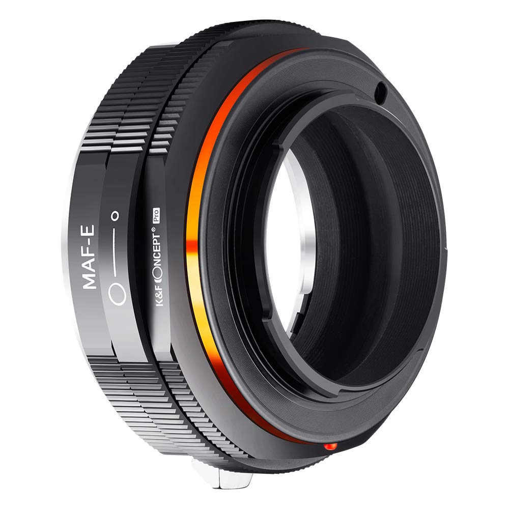 K&F CONCEPT Lente Mount Adattatore Manuale Fuoco: Compatibile con Compatibile con Compatibile con Compatibile con AF(Compatibile con Sony A) Lente a Compatibile con Sony E Mount Corpo Fotocamera