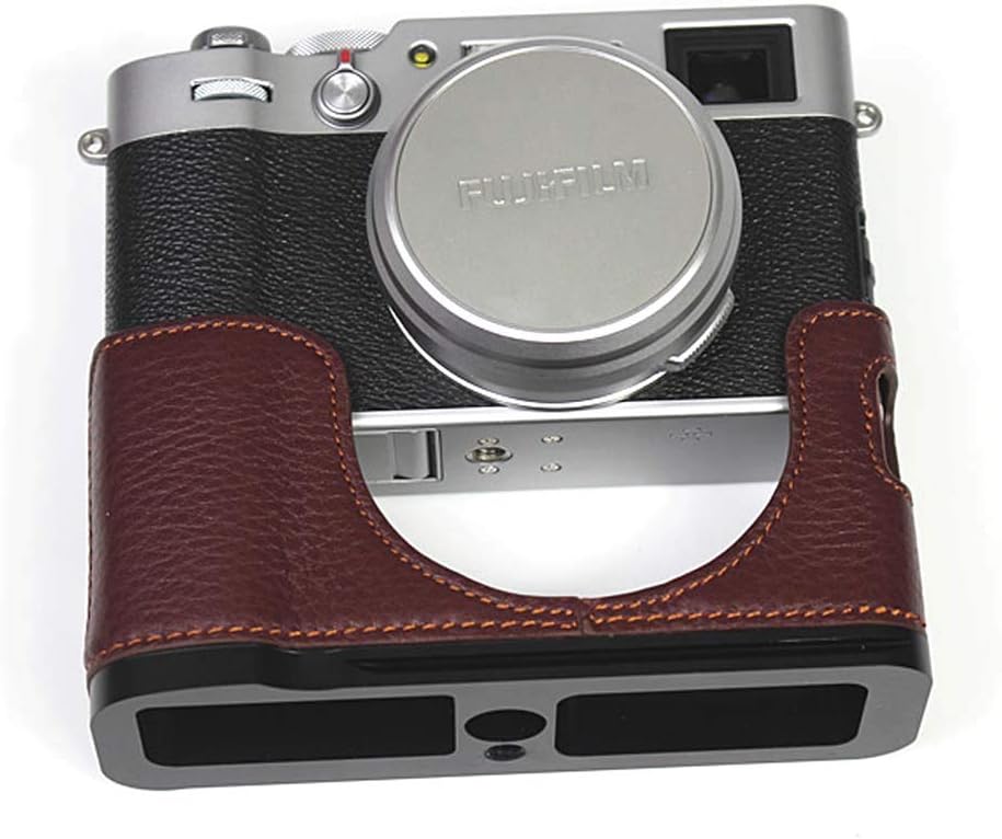 Black Friday - 80% OFF PCTC for Fujifilm X100V Metal Hand Grip Quick Release L Plate Bracket Holder, Classic Genuine Real Leather (Coffee Color) Camera Bottom Holder Grip Special Design for Fuji X-100V Best Deal Cheap 🛒 PCTC for Fujifilm X100V Metal Hand Grip Quick Release L Plate Bracket Holder, Classic Genuine Real Leather (Coffee Color) Camera Bottom Holder Grip Special Design for Fuji X-100V