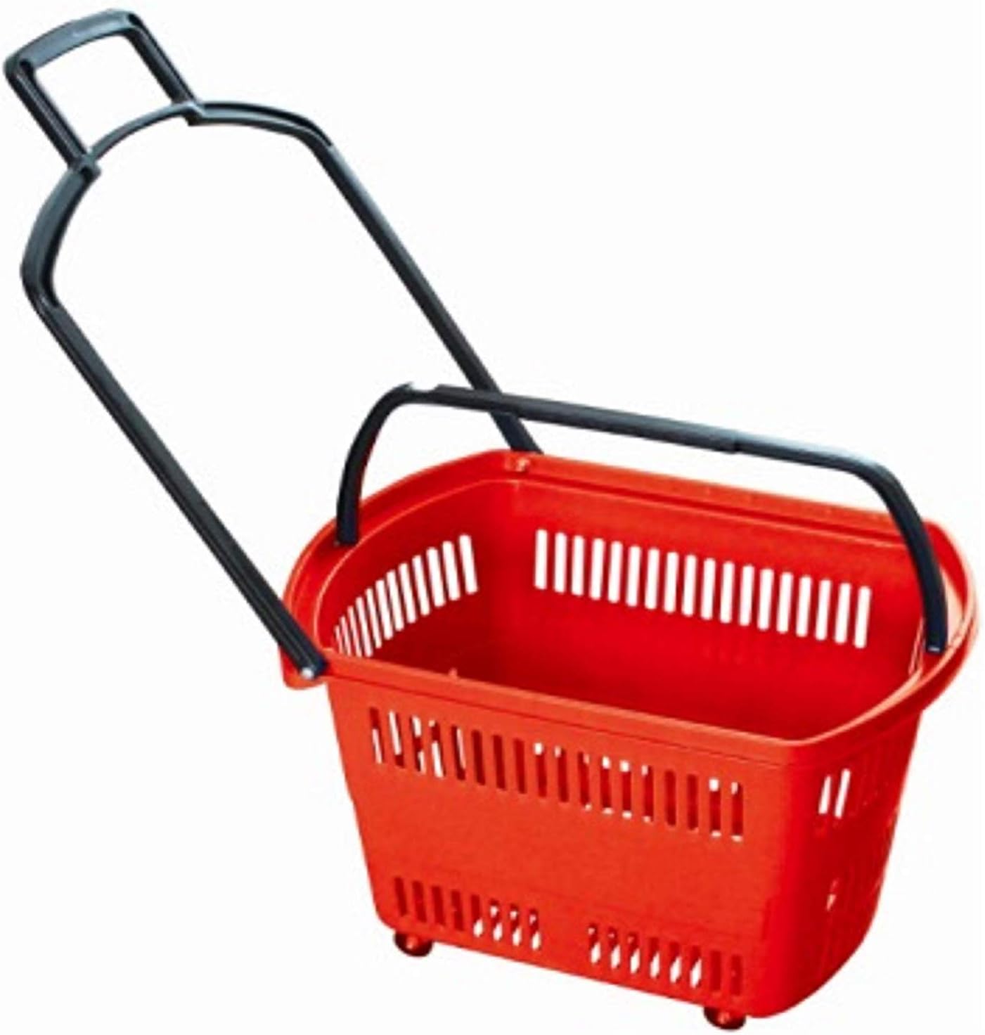 Bigapple BA-Basket42L Heavy Weight King Shopping Basket with Wheels, 42L Capacity