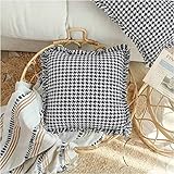 PUPJOE Pillow Covers 18x18 Set of 2 Throw Pillow Covers Decorative Farmhouse Couch Sofa Boho Neutral